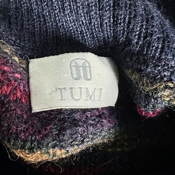 TUMI Men's Alpaca Sweater Size Large EUC - Picture 4 of 5